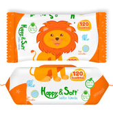 Toallitas humedas Happy Soft x 120 unidades